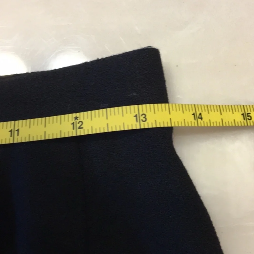 90s Black suit Wool detailed collar pockets button TAILORED
